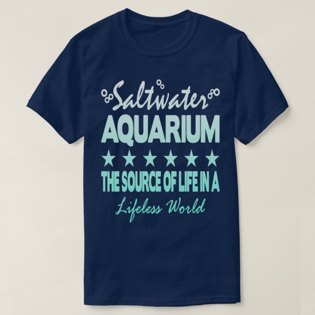 Saltwater Aquarium 4 T-Shirt (Design Front)