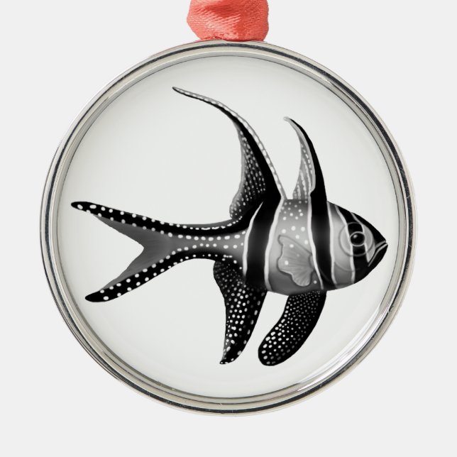 Saltwater Banggai Cardinalfish Ornament (Front)