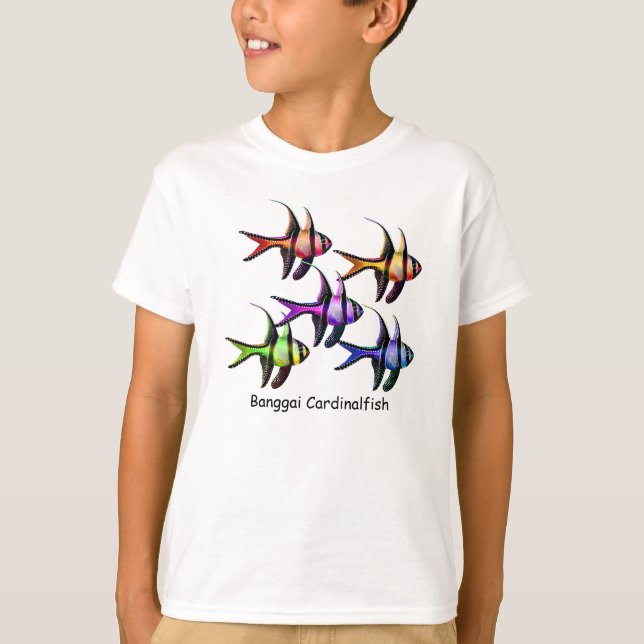 Saltwater Colourful Banggai Cardinalfish T-Shirt (Front)