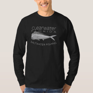 Saltwater Deep Sea Fishing Clearwater Florida Mahi T-Shirt