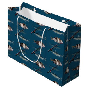 Saltwater Fisherman Paper Gift Bag
