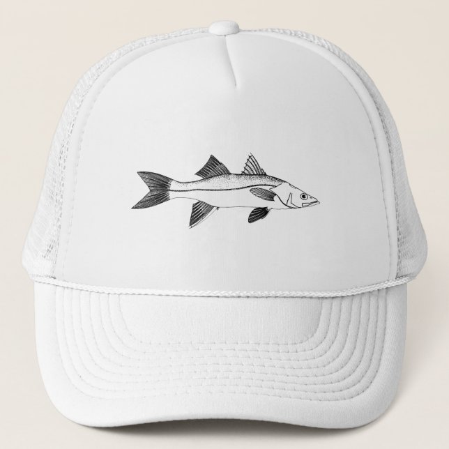 Saltwater Fishing - Vintage Snook Trucker Hat (Front)