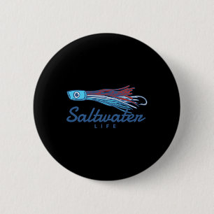 Saltwater Life Saltwater Fishing Lure 6 Cm Round Badge