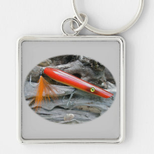 Saltwater Lure Popper Firebird Coordinating Items Key Ring