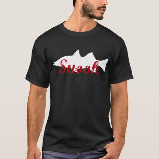 saltwater snook fishing angler fishermens t shirt. T-Shirt