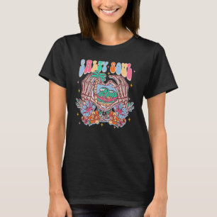 Salty A Soul Summer Vibes Beach Vacation Summertim T-Shirt
