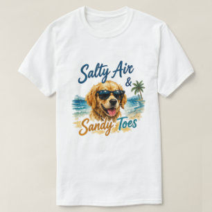 Salty Air Sandy Toes Golden Tee
