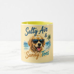 Salty Air Sandy Toes Summer Beach Vibes Mug