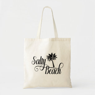 Salty Beach Funny Summer Vacation Tote Bag