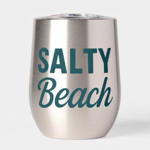 Salty Beach Teal Coastal Life Ocean Graphic Print