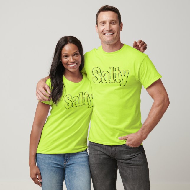 Salty – Bold & Sassy yellow Graphic Tee (Unisex)