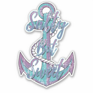 Salty But Sweet Nautical Anchor