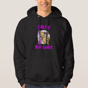 Salty But Sweet Surfing Loving Shark Hoodie