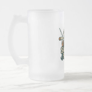 Salty Buzz Classic Mug, 11 oz Frosted Glass Beer Mug