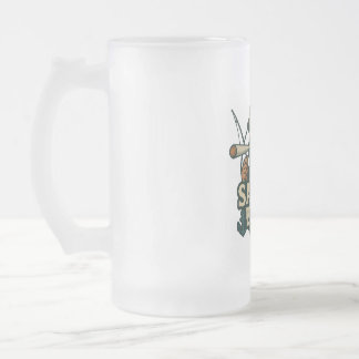 Salty Buzz Classic Mug, 11 oz Frosted Glass Beer Mug