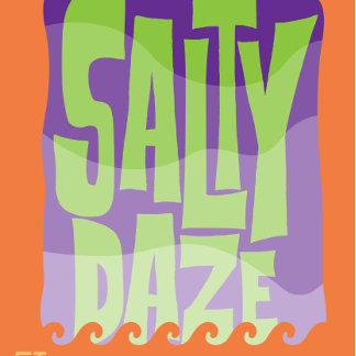Salty Daze Purple Haze Beach Vibes T-Shirt