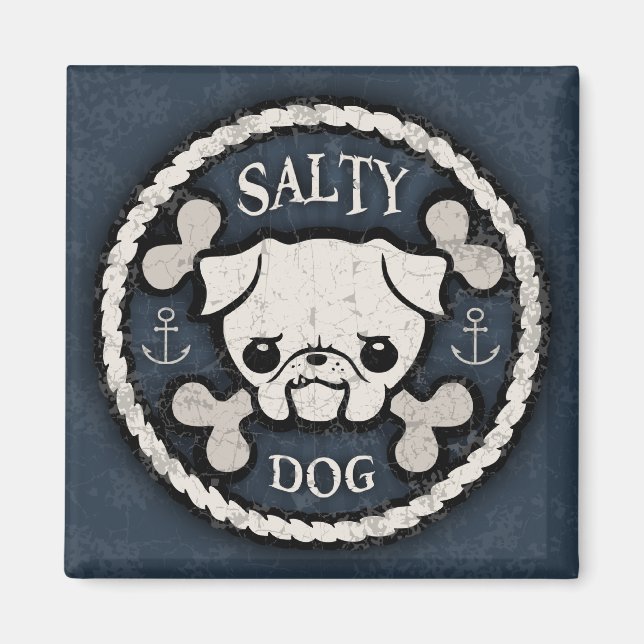 Salty Dog -bd Magnet (Front)