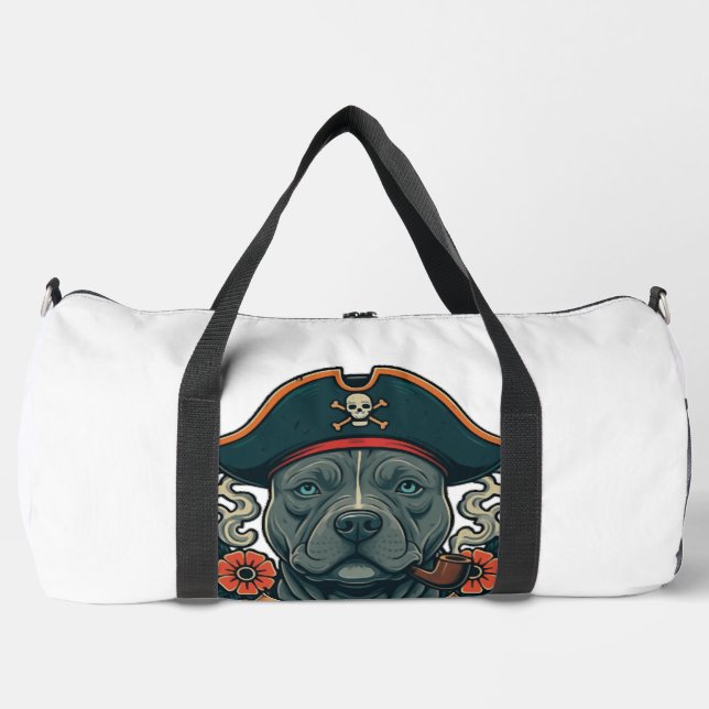 Salty Dog Pitbull Duffle Bag (Front)