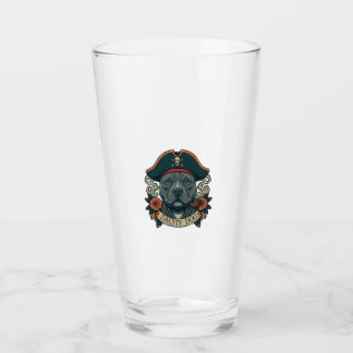 Salty Dog Pitbull Glass