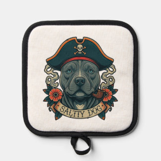 Salty Dog Pitbull Pot Holder