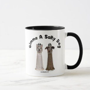Salty Dog Salt and Pepper Dogs Mug