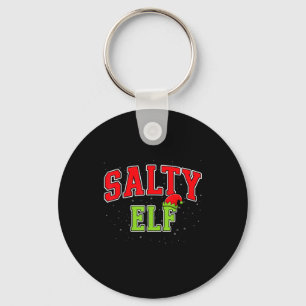 Salty Elf Christmas Family Matching Group Xmas  Key Ring