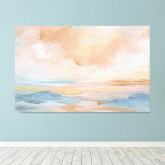 Salty Embrace - Abstract Seascape Canvas Print