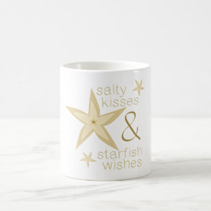 Salty Kisses Starfish Wishes Coffee Mug