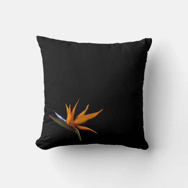 Salty Kisses Tropical Decor Bird of Paradise Cushion (Front)