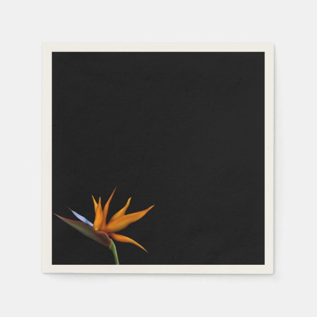 Salty Kisses Tropical Decor Bird of Paradise Napkin (Front)