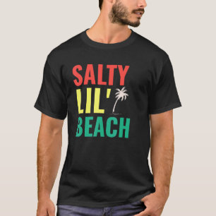 Salty Lil Beach Summer Vacation Quote Unisex Men T-Shirt