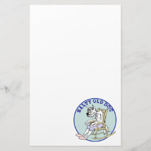 Salty Old Dog Stationery