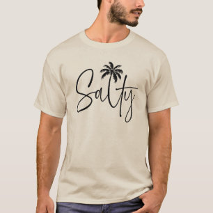 Salty Palm Design T-Shirt
