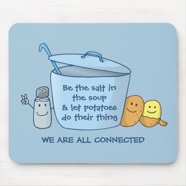 Salty Potato Soup Mouse Mat (Front)
