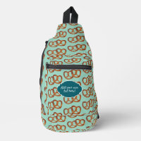 Salty Pretzels Pattern just add text / monogram
