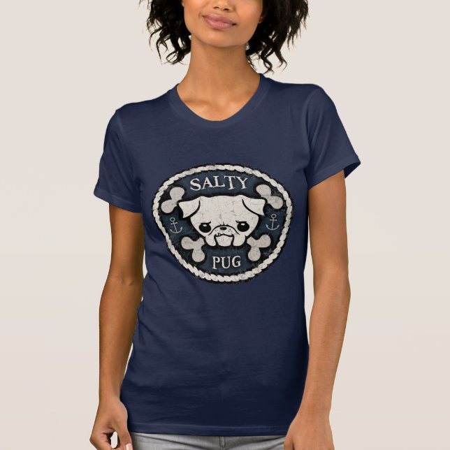 Salty Pug T-Shirt (Front)
