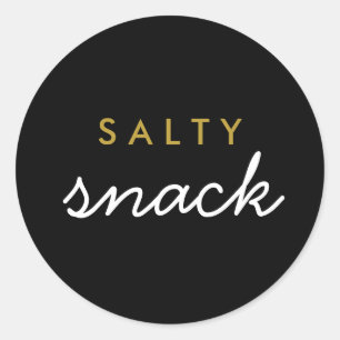 Salty Snack Sticker