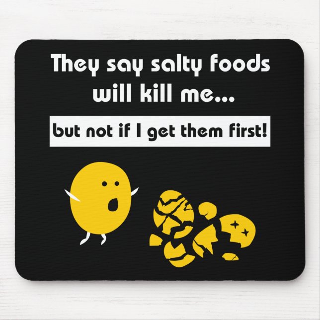 Salty Snacks Mouse Mat (Front)