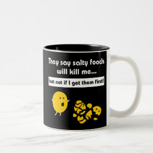 Salty Snacks Two-Tone Coffee Mug