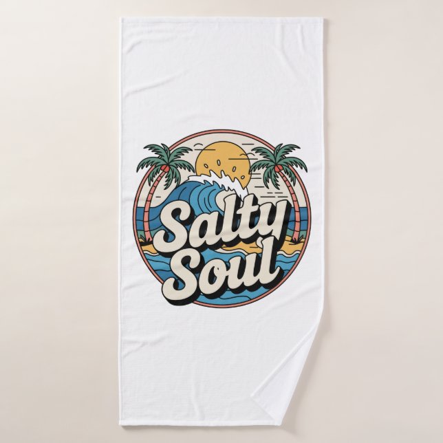 Salty Soul Bath Towel (Bath Towel)