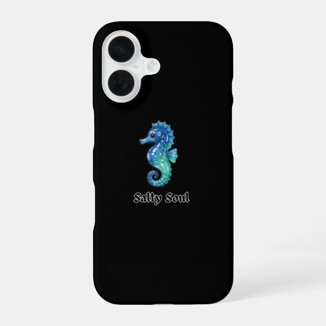 Salty Soul iPhone 16 Case (Back)