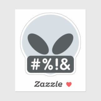 Salty Space Alien Sticker