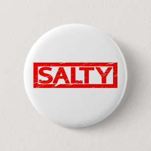Salty Stamp 6 Cm Round Badge
