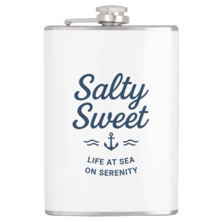 Salty Sweet Life at Sea Mug Hip Flask