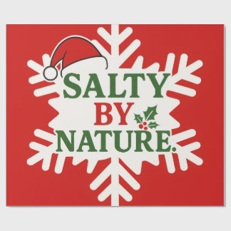 SaltyByNature Christmas Wrapping Paper