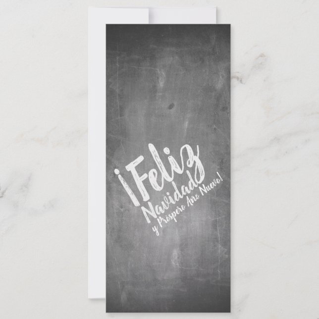 Saludos De Navidad en La Pizarra (Front)