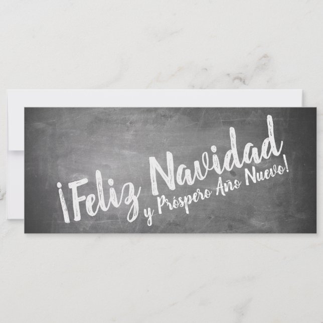 Saludos De Navidad en La Pizarra (Front)