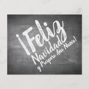 Saludos De Navidad en La Pizarra