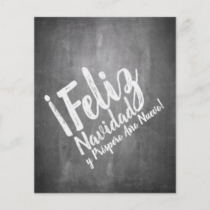 Saludos De Navidad en La Pizarra