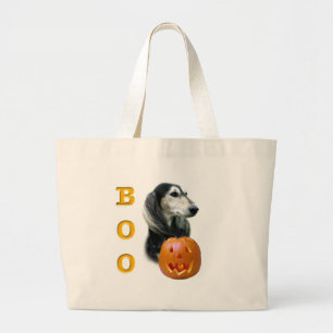 Saluki Boo Large Tote Bag